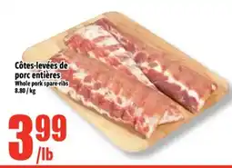 Bonanza Côtes-levées de porc entières offer