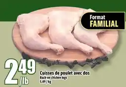 Bonanza Cuisses de poulet avec dos offer