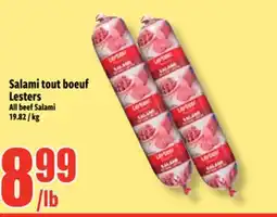 Bonanza All beef Salami offer