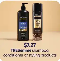 Walmart TRESemmé shampoo, conditioner or styling products offer