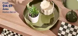 Walmart Anko home decor offer