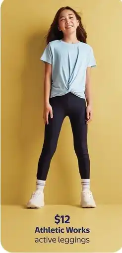 Walmart Athletic Works active leggings offer