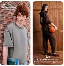 Walmart No Boundaries oversized tee offer