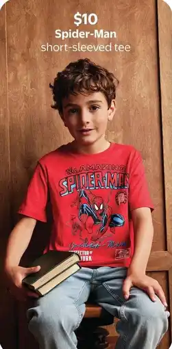 Walmart Spider-Man short-sleeved tee offer