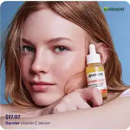 Walmart Garnier vitamin C serum offer