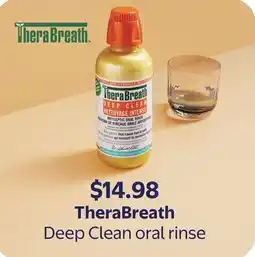 Walmart TheraBreath Deep Clean oral rinse offer