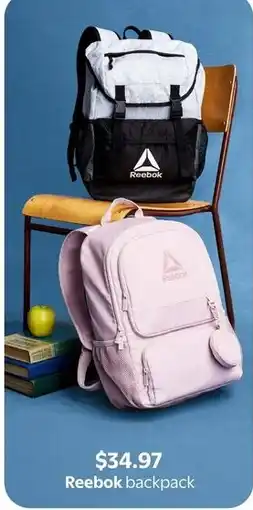 Walmart Reebok backpack offer
