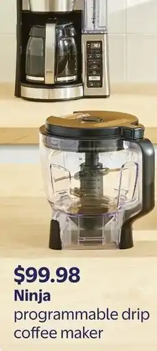 Walmart Ninja programmable drip coffee maker offer
