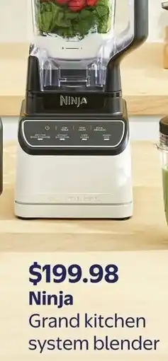 Walmart Ninja grand kitchen system blender offer