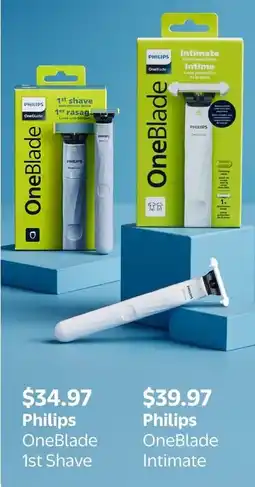 Walmart Philips OneBlade 1st Shave offer