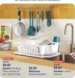 Walmart Starfrit The Rock Terra ceramic 8" non-stick fry pan offer