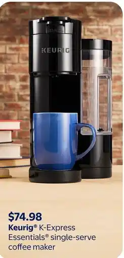 Walmart Keurig K-Express Essentials single-serve coffee maker offer