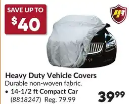 Princess Auto Heavy Duty Vehicle Covers 14-1/2 ft Compact Car offer