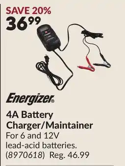 Princess Auto 4A Battery Charger/Maintainer offer