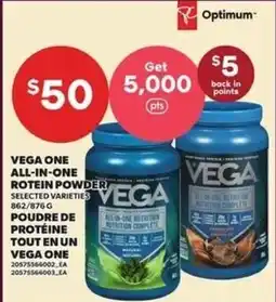 Independent Grocer Optimum Vega One All-in-One Protein Powder offer