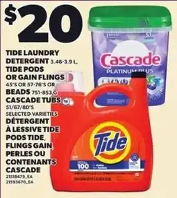 Independent Grocer Tide laundry detergent offer