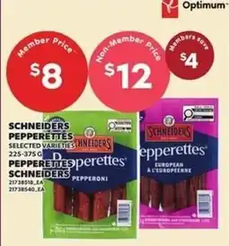 Independent Grocer Schneiders pepperettes offer