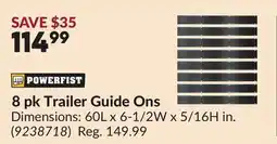 Princess Auto 8 pk Trailer Guide Ons offer