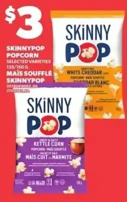 Independent Grocer SkinnyPop popcorn offer