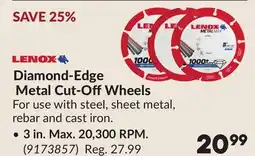 Princess Auto Diamond-Edge Metal Cut-Off Wheels offer