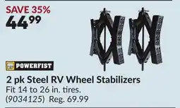 Princess Auto 2 pk Steel RV Wheel Stabilizers offer