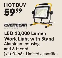 Princess Auto LED 10,000 Lumen Work Light with Stand offer