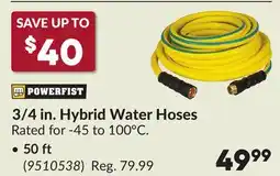 Princess Auto 3/4 in. Hybrid Water Hoses offer