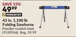 Princess Auto 43 in. 1,100 lb Folding Sawhorse offer