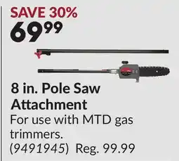 Princess Auto 8 in. Pole Saw Attachment offer