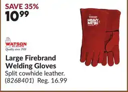 Princess Auto Large Firebrand Welding Gloves offer