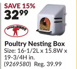 Princess Auto Poultry Nesting Box offer