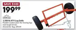 Princess Auto 1,500 lb ATV Log Dolly offer