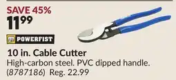 Princess Auto 10 in. Cable Cutter offer