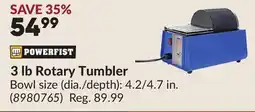 Princess Auto 3 lb Rotary Tumbler offer