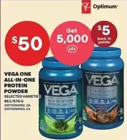 Loblaws Optimum Vega One All-In-One Nutrition Powder offer