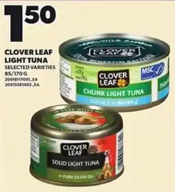 Loblaws Clover Leaf light tuna offer