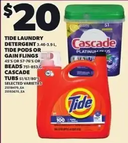 Loblaws Tide laundry detergent offer
