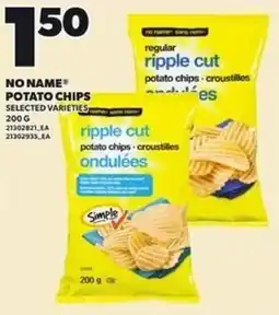 Loblaws No Name potato chips offer