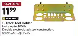 Princess Auto E-Track Tool Holder offer