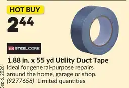 Princess Auto 1.88 in. x 55 yd Utility Duct Tape offer