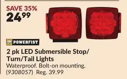 Princess Auto 2 pk LED Submersible Stop/Turn/Tail Lights offer