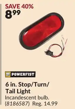 Princess Auto 6 in. Stop/Turn/Tail Light offer