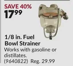Princess Auto 1/8 in. Fuel Bowl Strainer offer