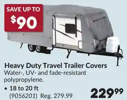 Princess Auto Heavy Duty Travel Trailer Covers, 18 to 20 ft offer