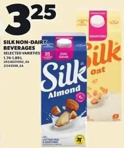 Loblaws Silk non-dairy beverages offer