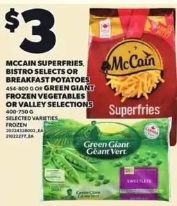 Loblaws McCain Superfries offer