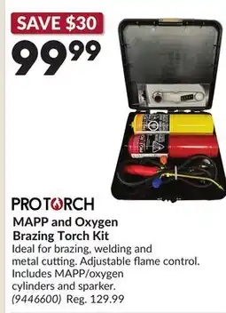 Princess Auto MAPP and Oxygen Brazing Torch Kit offer