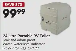 Princess Auto 24 Litre Portable RV Toilet offer