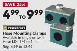 Princess Auto Hose Mounting Clamps offer
