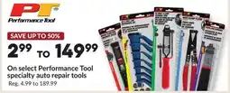 Princess Auto On select Performance Tool specialty auto repair tools offer